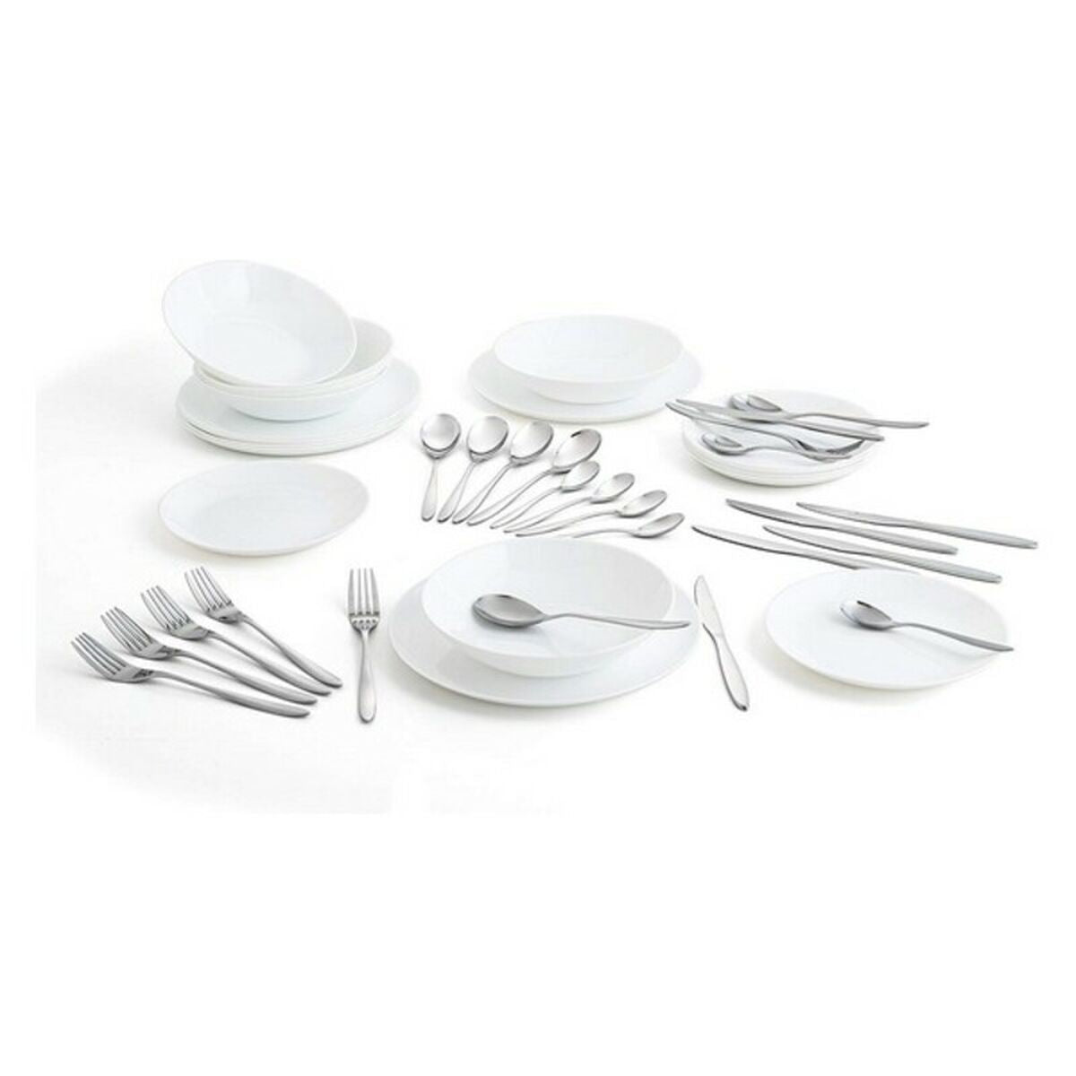 Dinnerware Set Luminarc Zelie Multicolour Glass 42 Pieces-0